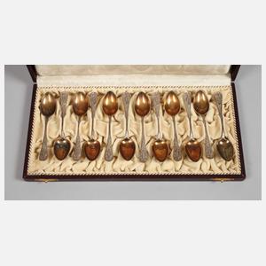 Zwölf Silberlöffel Historismus