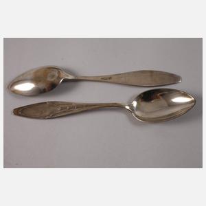 Silber sechs Kaffeelöffel