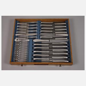 Großer Besteckkasten Akanthusdekor