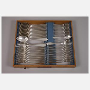 Großer Besteckkasten Akanthusdekor