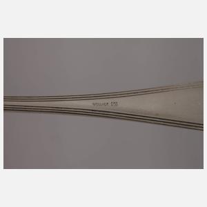 Großer Besteckkasten Akanthusdekor