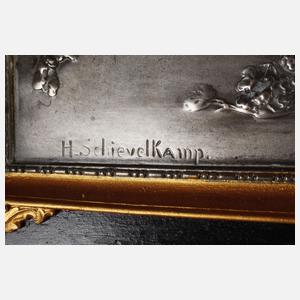 Paar Reliefbilder Helmuth Leopold Wasa Schievelkamp