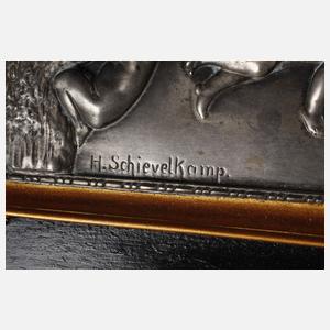 Paar Reliefbilder Helmuth Leopold Wasa Schievelkamp