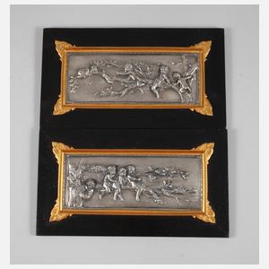 Paar Reliefbilder Helmuth Leopold Wasa Schievelkamp
