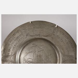 Innungsteller der Schiffsbauer