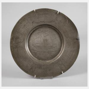 Innungsteller der Schiffsbauer