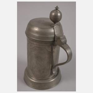 Zinn Walzenkrug Sachsen