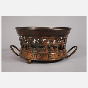 Großes Kupferstövchen