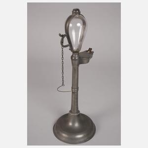 Öllampe Zinn