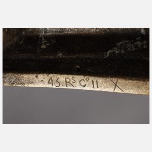 Paar französische Messingleuchter