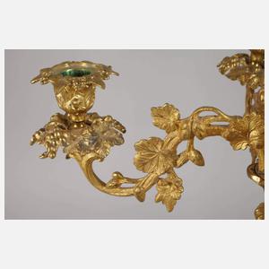 Paar prunkvolle Figurenleuchter