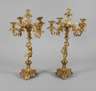 Paar prunkvolle Figurenleuchter