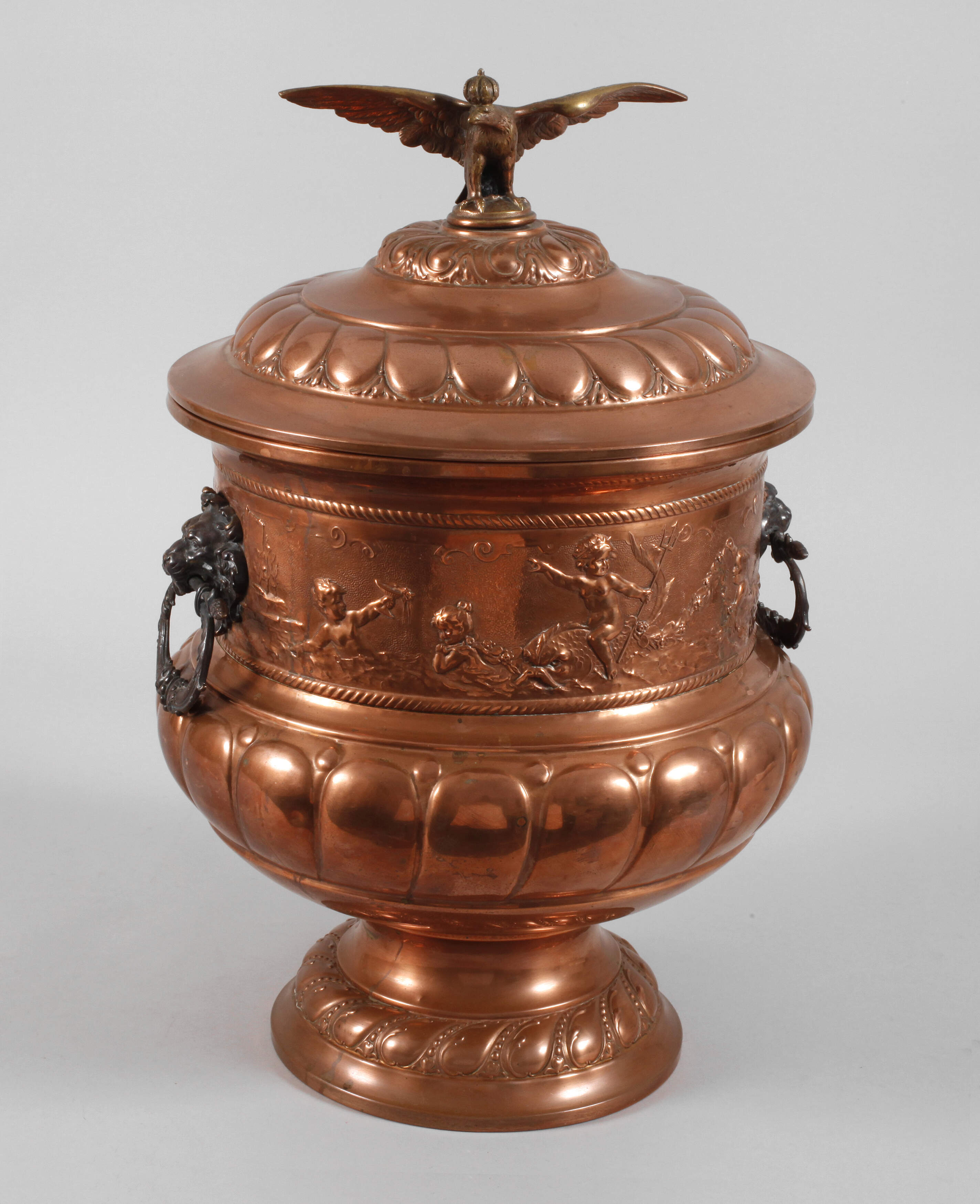 Große Gründerzeitbowle Kupfer