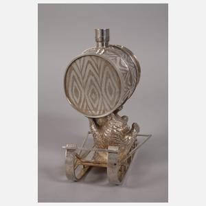 Figürliches Schnapsfässchen