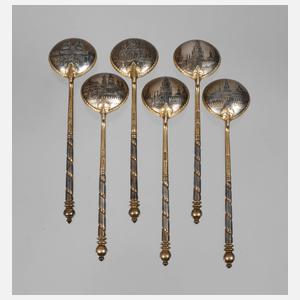 Sechs Löffel Russland