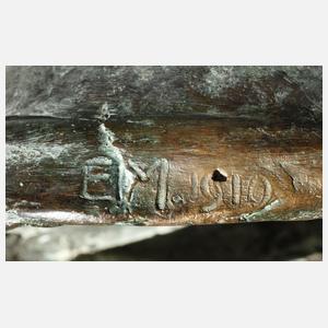 Monogrammist E.M., Büste eines jungen Herren