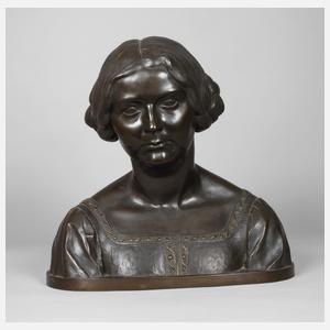 Wilhelm Krieger, Büste einer Jugendstildame