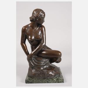 Rudolf Kaesbach, sitzender weiblicher Akt