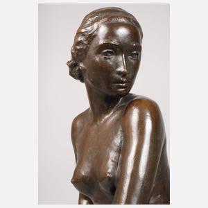 Rudolf Kaesbach, sitzender weiblicher Akt