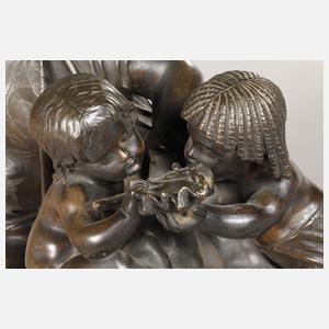 Mathurin Moreau attr., Mutter mit Kindern