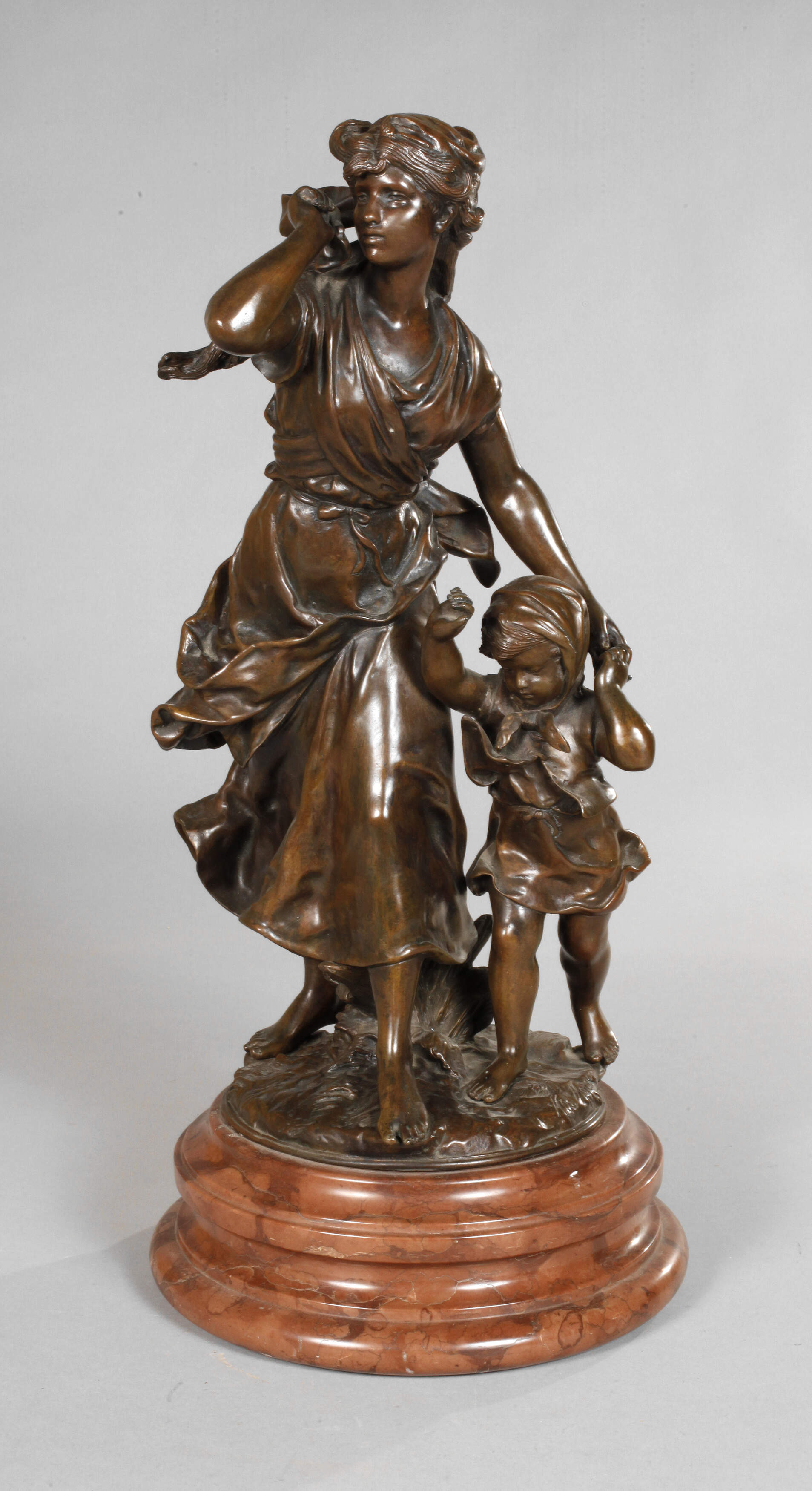 nach Hippolyte Moreau, Mutter und Kind