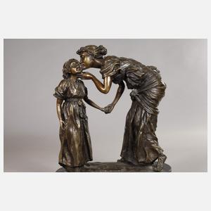 Bronzegruppe Mutterliebe
