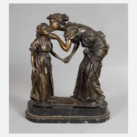 Bronzegruppe Mutterliebe111
