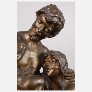 Eugène Marioton, Große Gruppe Eltern und Kind