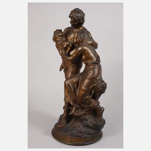 Eugène Marioton, Große Gruppe Eltern und Kind