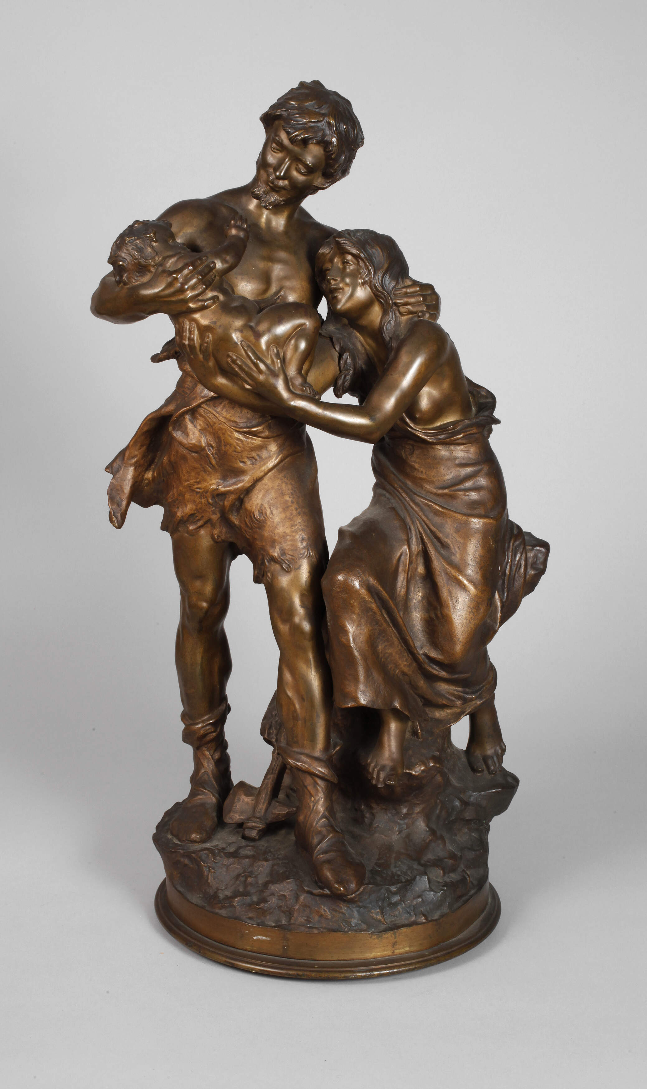 Eugène Marioton, Große Gruppe Eltern und Kind