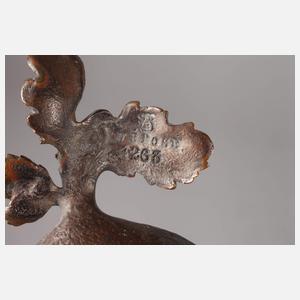 Franz Bergmann Wien, figürliche Schale