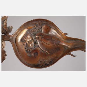 Franz Bergmann Wien, figürliche Schale