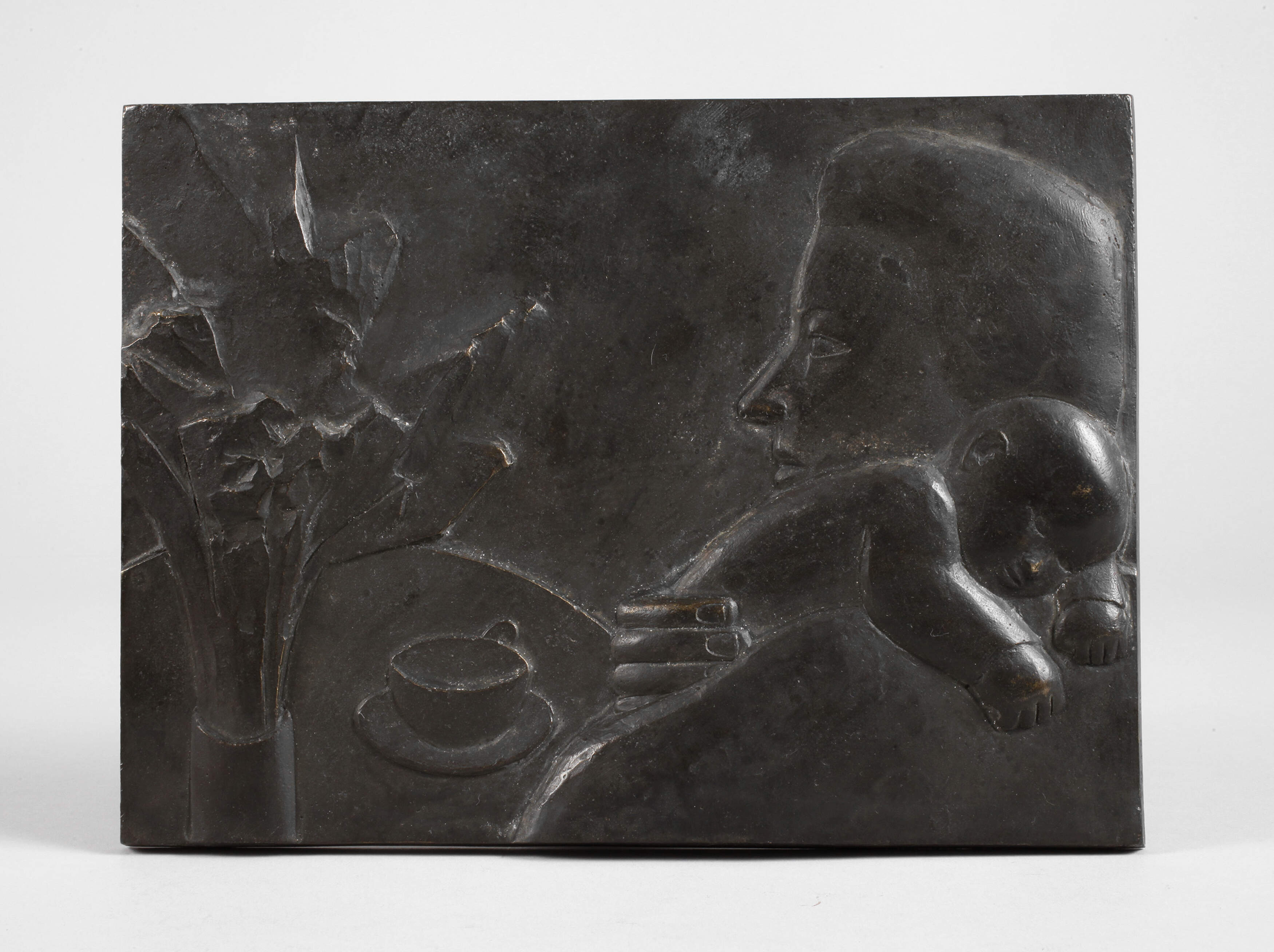 Wandplakette Mutter und Baby