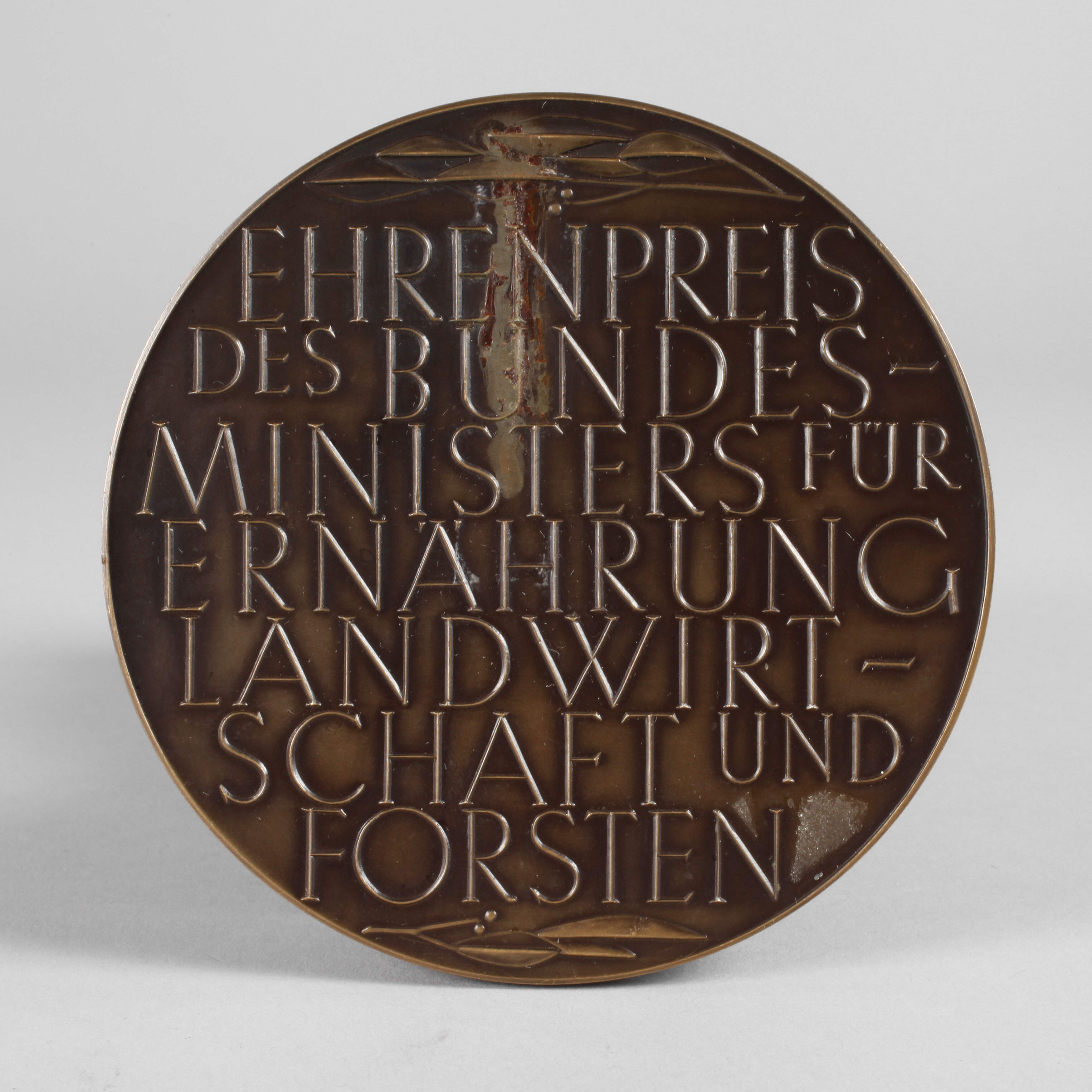 Walter Schoneweg, Ehrenpreis-Plakette