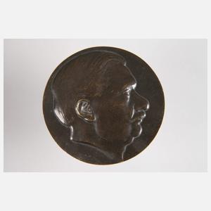 Plakette Herrenportrait