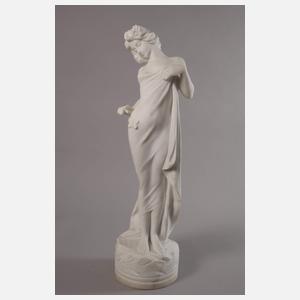 Jugendstilmädchen mit Schmetterling