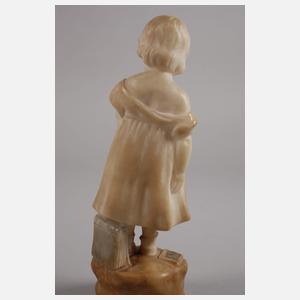 Goldscheider Wien Mädchen Alabaster