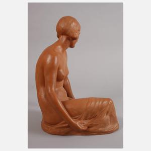 Luise Federn Staudinger, Sitzender weiblicher Akt