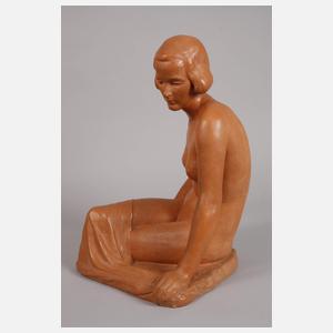 Luise Federn Staudinger, Sitzender weiblicher Akt