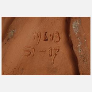 Luise Federn Staudinger, Sitzender weiblicher Akt