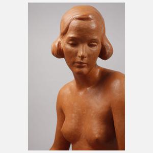 Luise Federn Staudinger, Sitzender weiblicher Akt