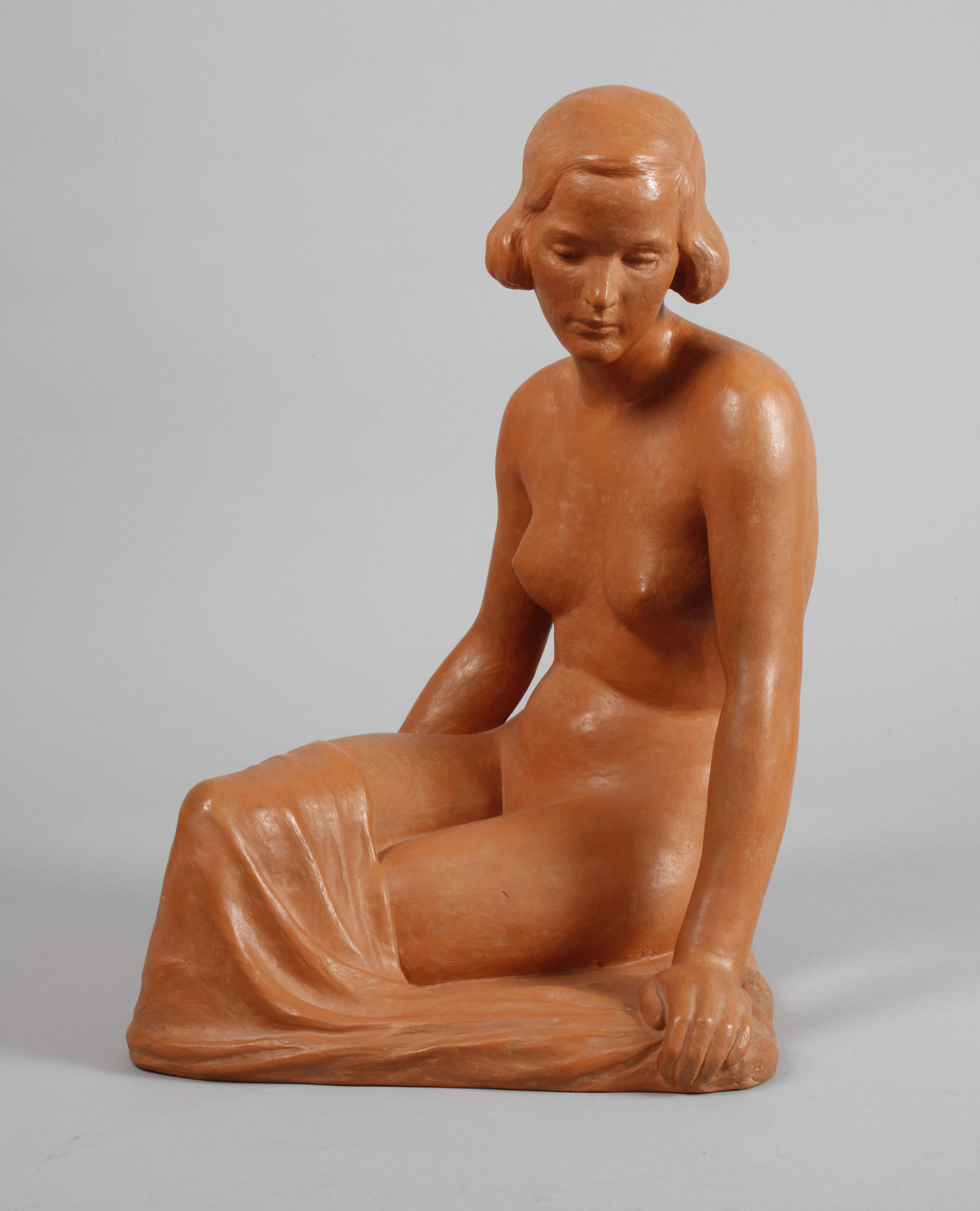 Luise Federn Staudinger, Sitzender weiblicher Akt
