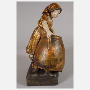 Goldscheider Wien "Mädchen mit Kessel"
