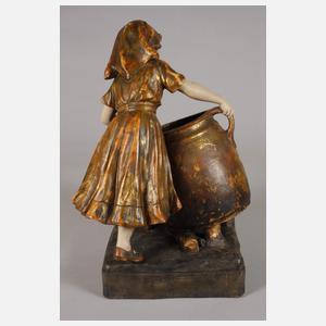 Goldscheider Wien "Mädchen mit Kessel"