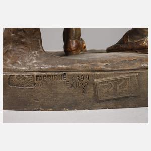 Goldscheider Wien "Lesende Kinder"