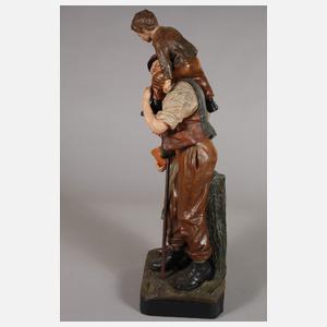 Joseph le Guluche, Großvater mit Enkelkindern