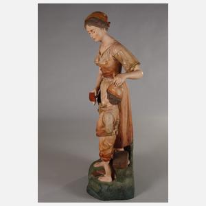 F. Foucher, große Figurengruppe "Seras tu sage"