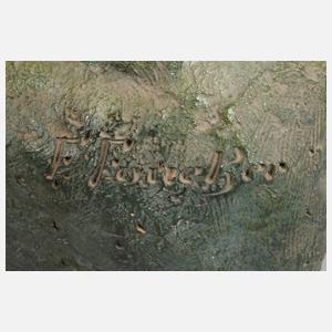 F. Foucher, große Figurengruppe "Seras tu sage"