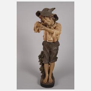 Goldscheider Wien "Der kleine Meisterschütze"