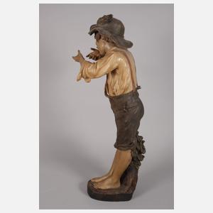 Goldscheider Wien "Der kleine Meisterschütze"